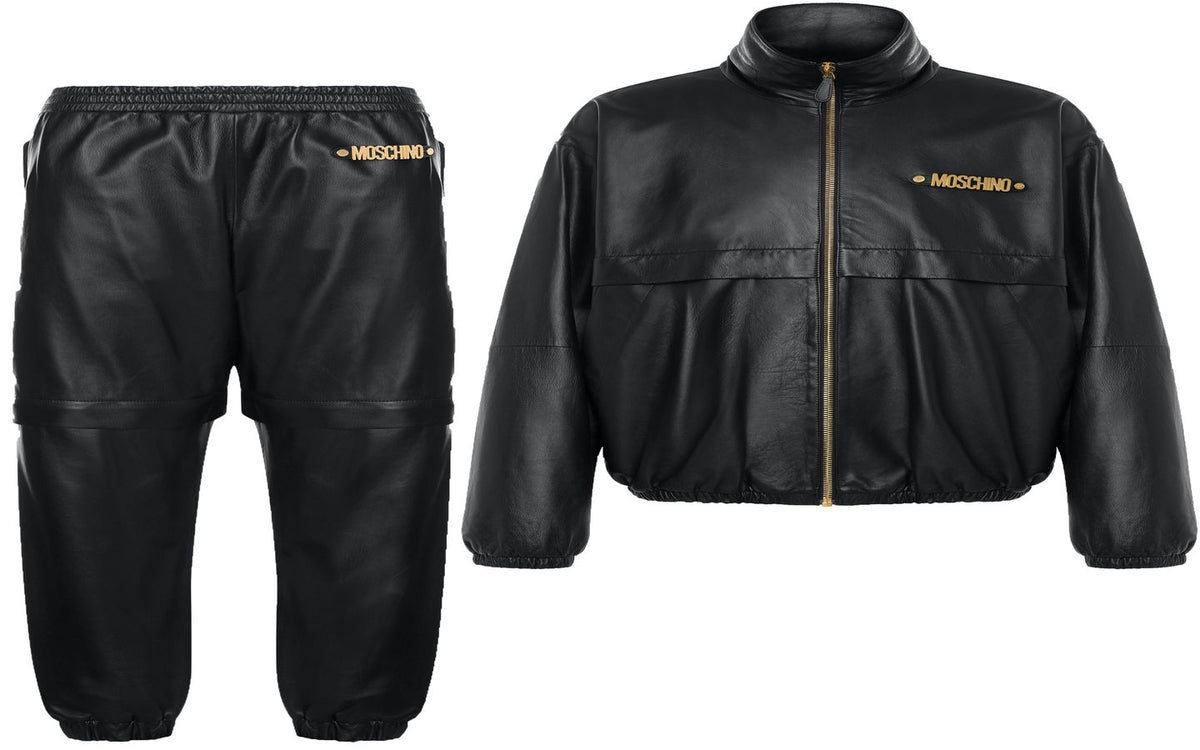 Moschino Pre-Fall 2021 leather pieces