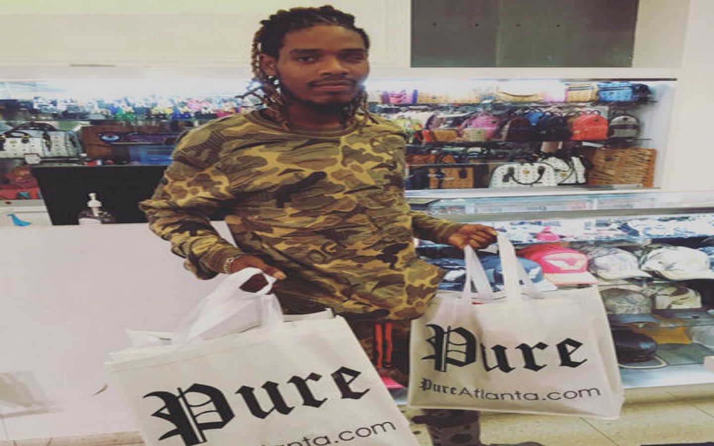 Fetty Wap visits Pure Atlanta at Lenox Square Mall