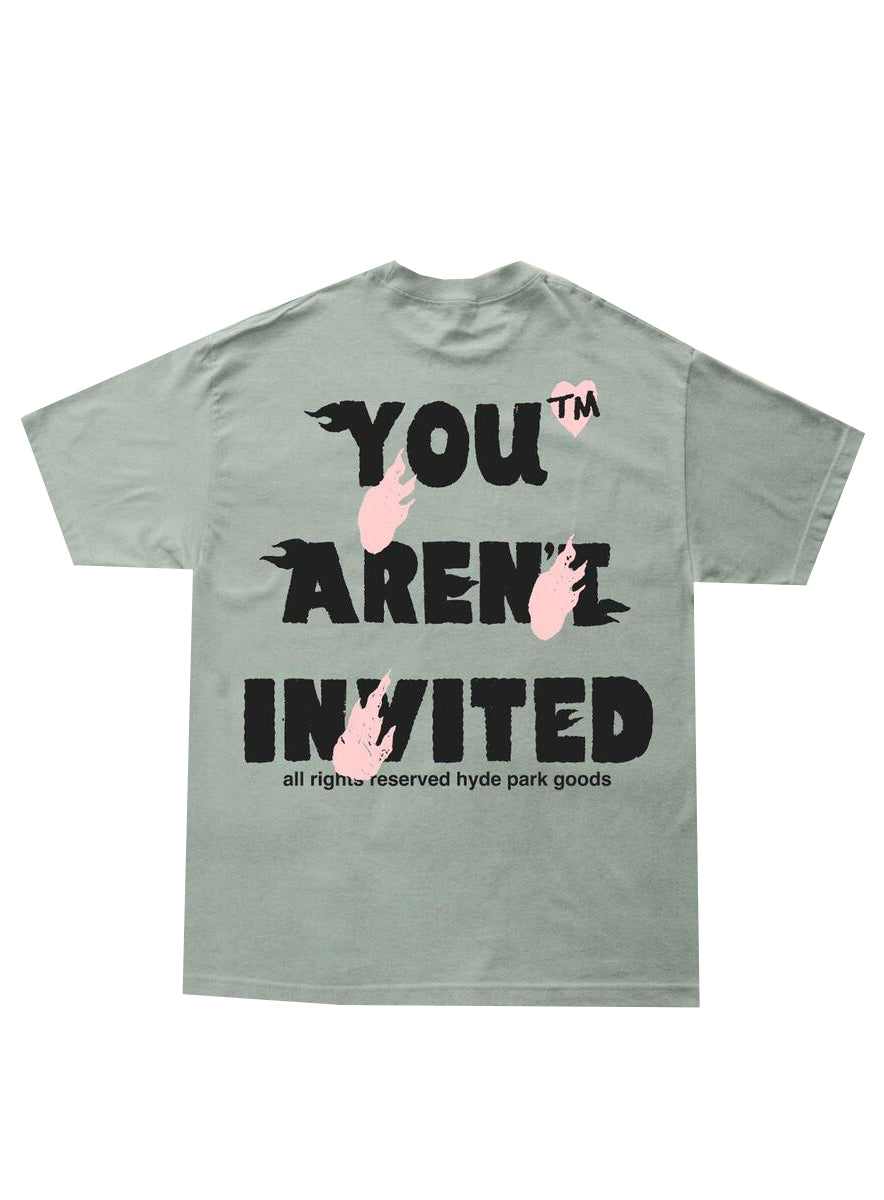 YOU AREN'T INVITED BLOCKBUSTER TEE - OCEAN WATER