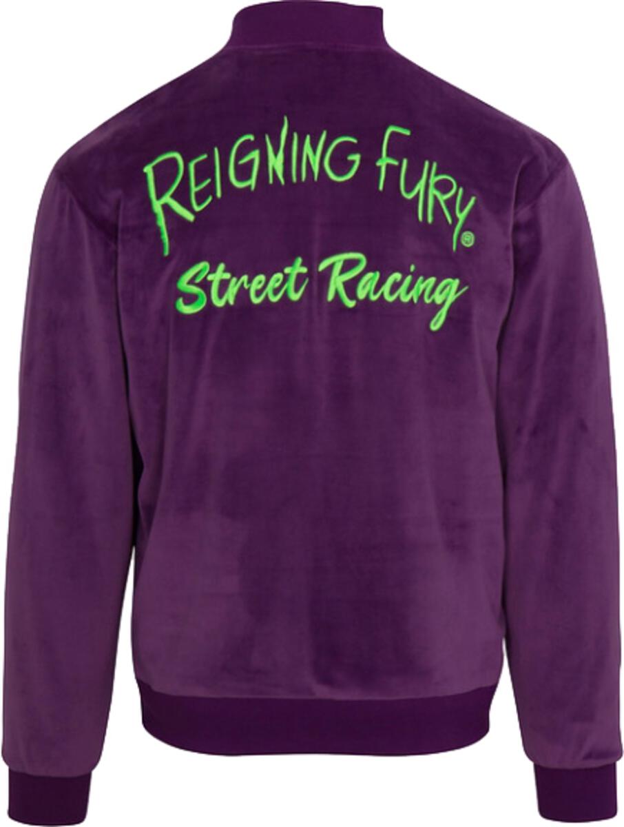 REIGNING FURY PAISLEY JACKET - VELOUR PURPLE – view 2 of 2