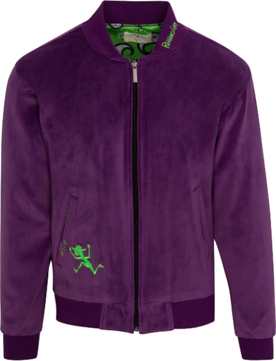 REIGNING FURY PAISLEY JACKET - VELOUR PURPLE – view 1 of 2