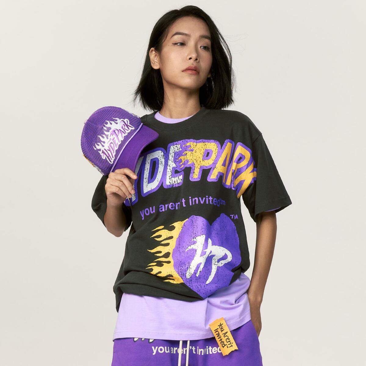 RACEWAY TEE - PURPLE