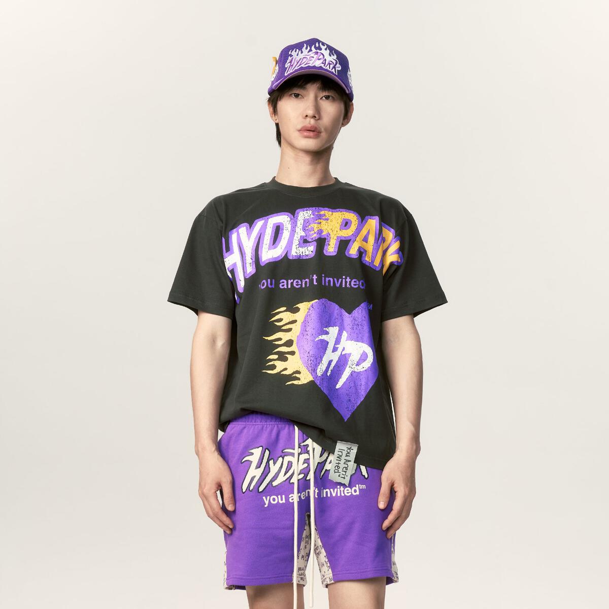 RACEWAY TEE - PURPLE