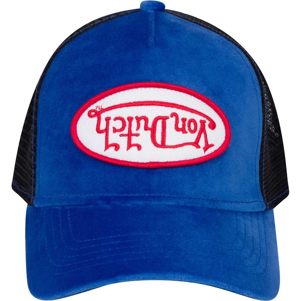 Blue Von Dutch with Patch Logo Trucker