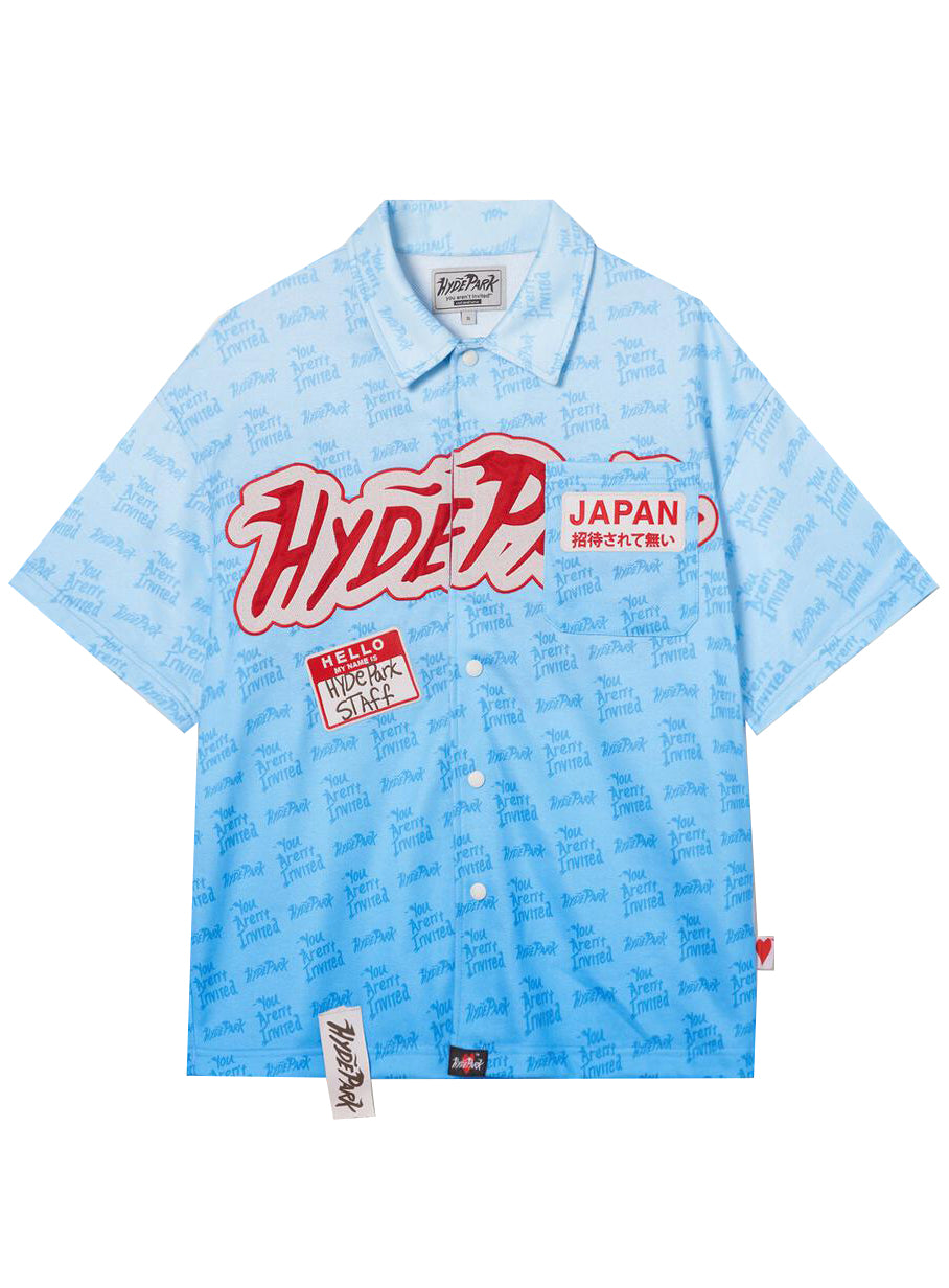 SLAP TAPE WORK SHIRT - BLUE
