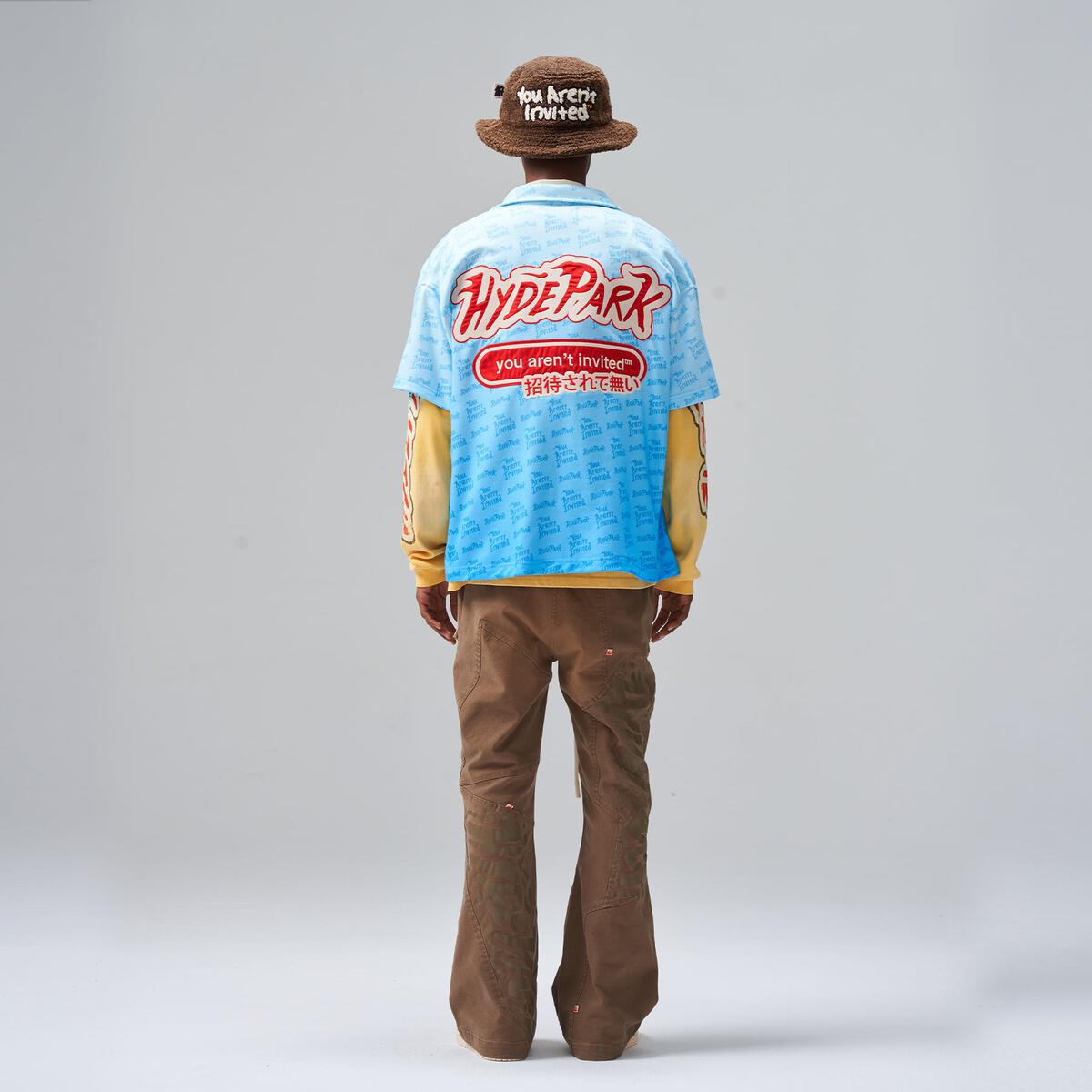 SLAP TAPE WORK SHIRT - BLUE