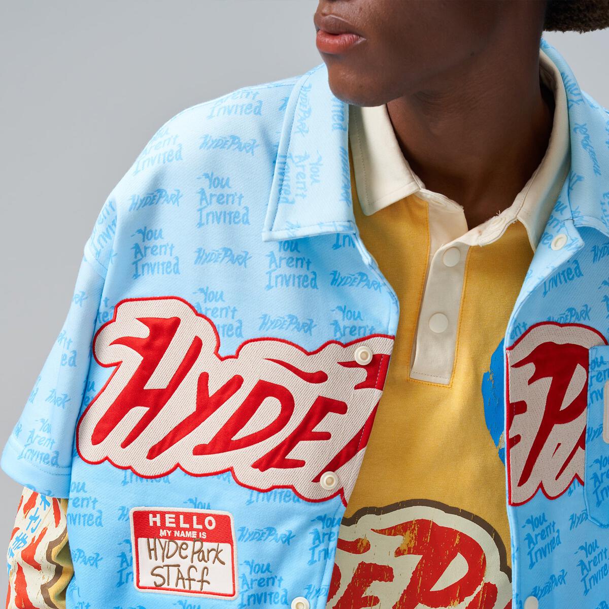 SLAP TAPE WORK SHIRT - BLUE