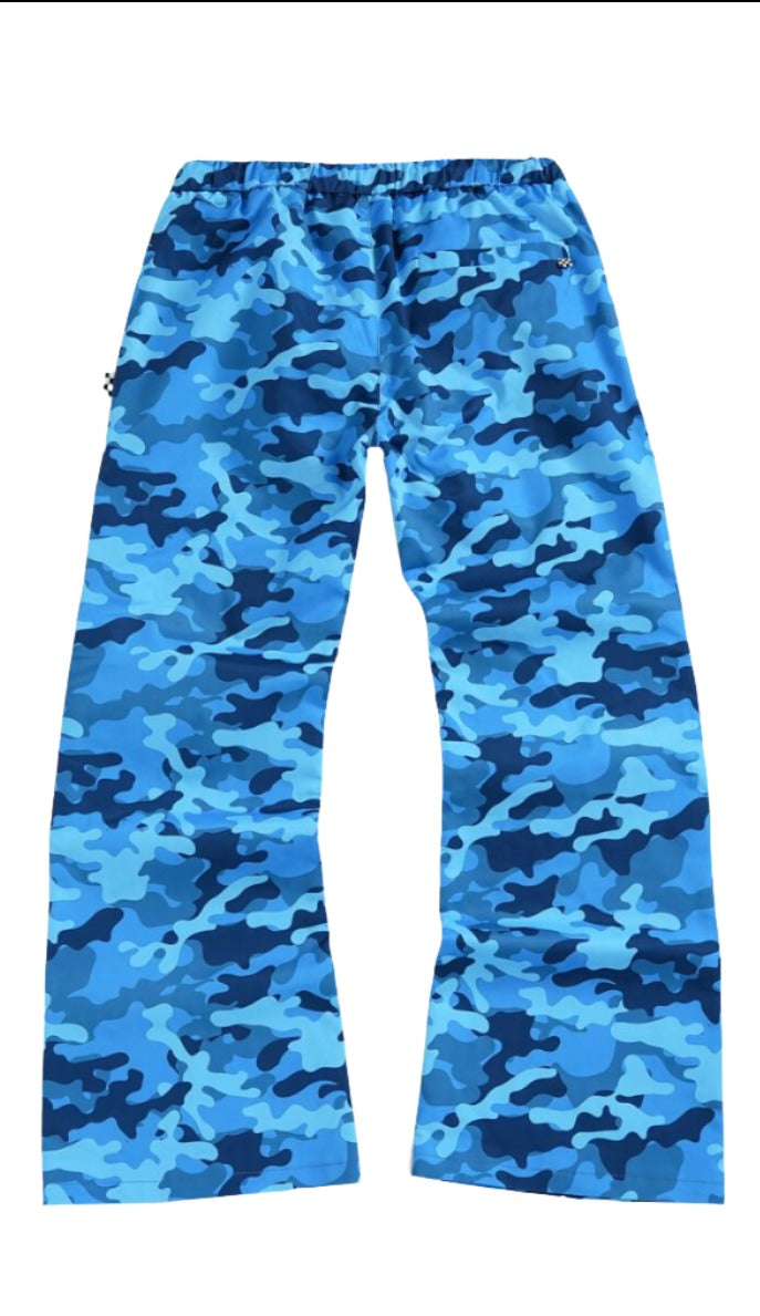 FIND THE ZIP CAMO PANT - BLUE