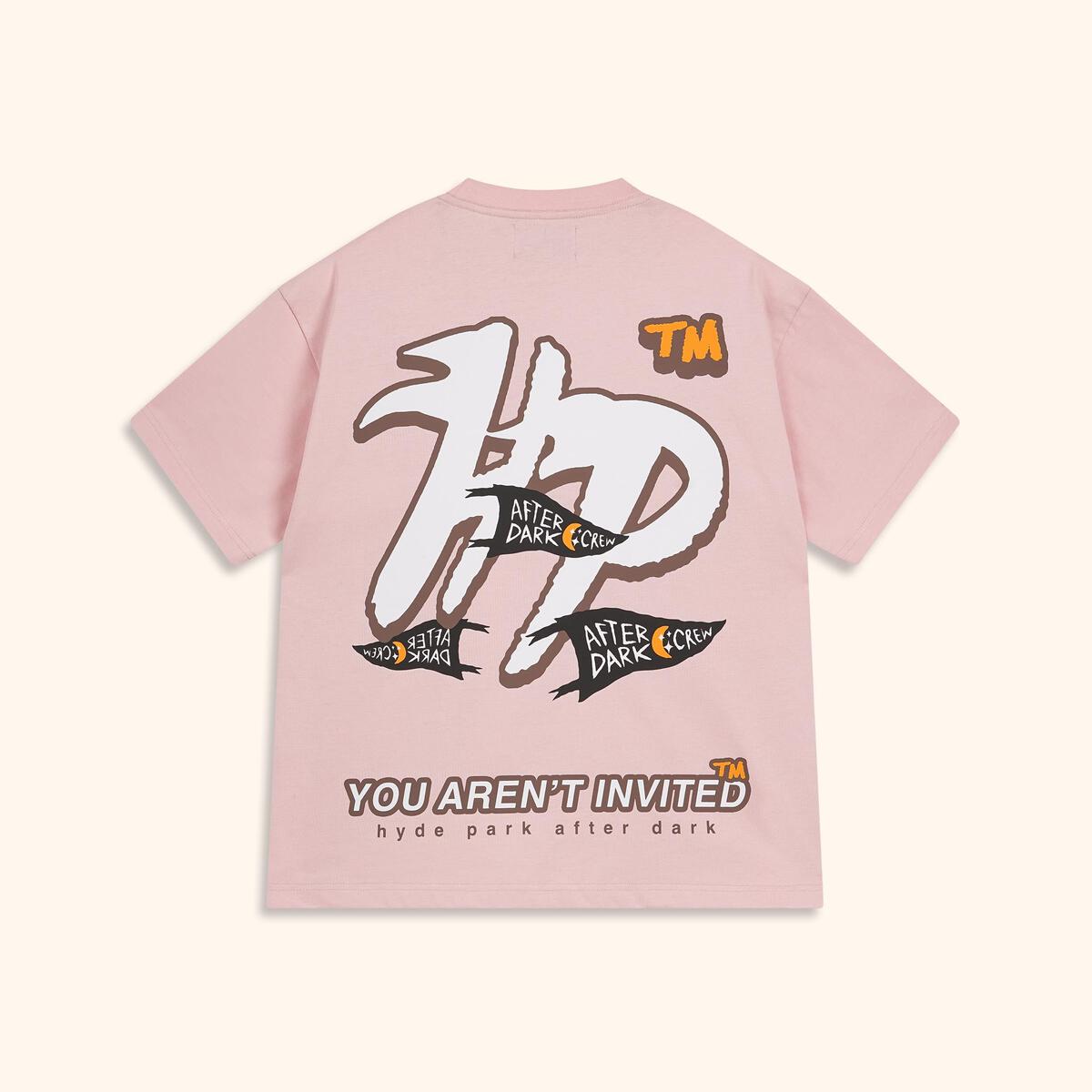 CROSS THE FINISH LINE TEE - PINK