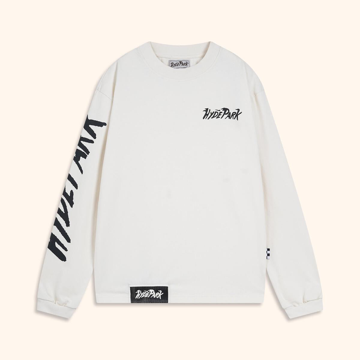 START YOUR ENGINES LONG SLEEVE - WHITE
