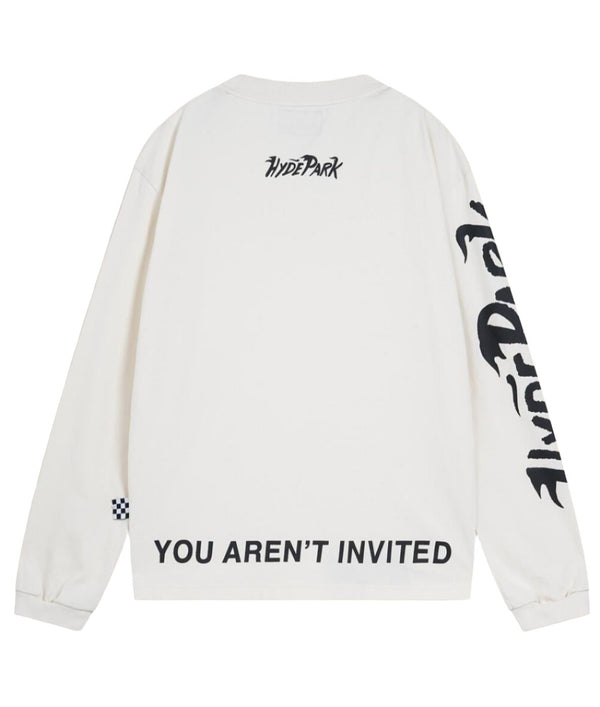 START YOUR ENGINES LONG SLEEVE - WHITE - PureAtlanta.com
