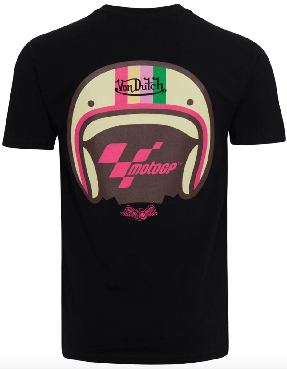 MOTO 4 HELMET BLACK SS TEE