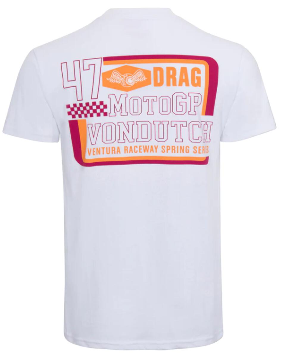 MOTO 4 VENTURA RACEWAY WHITE SS TEE