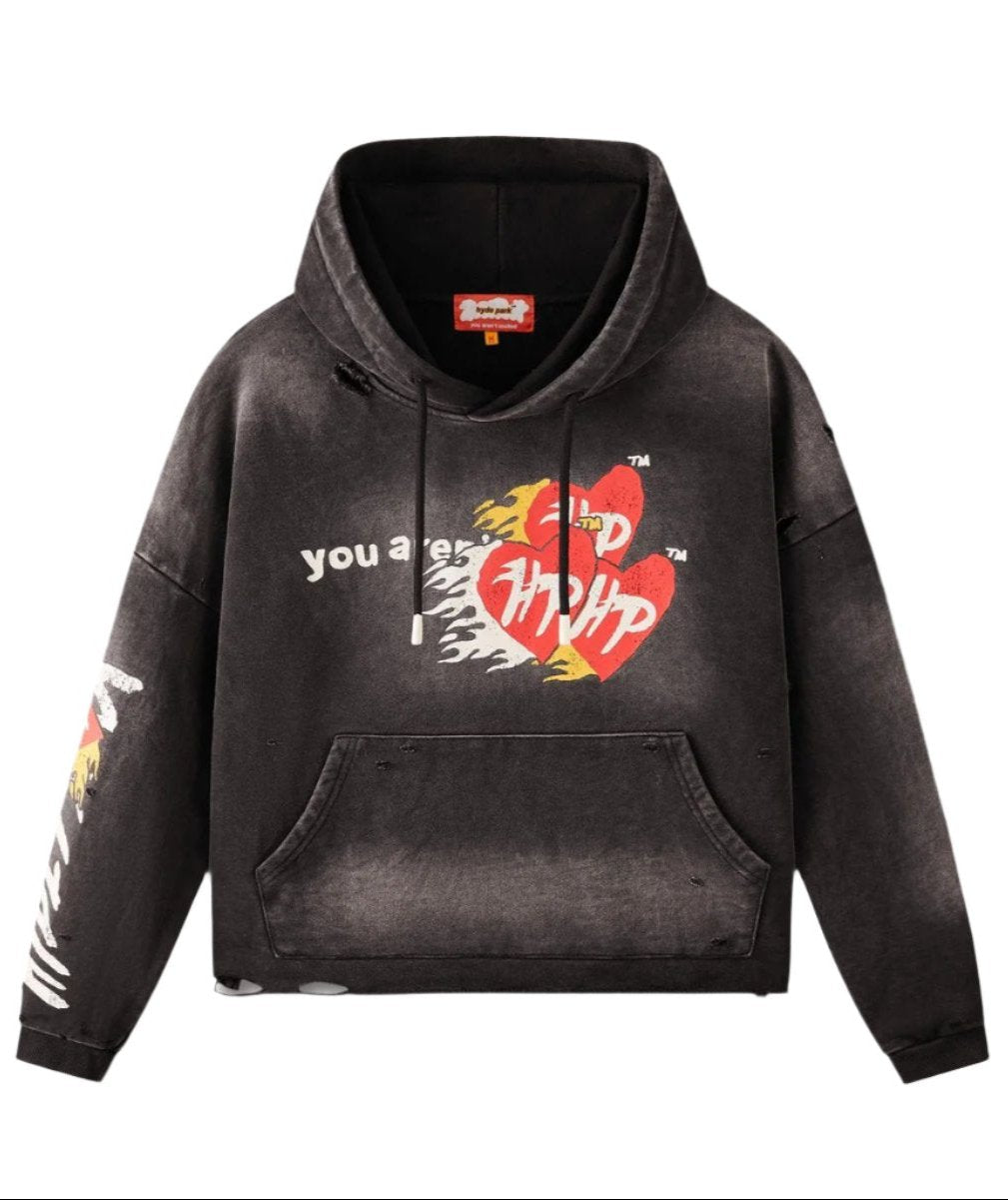 Easy Does It Hoodie - Black/Red