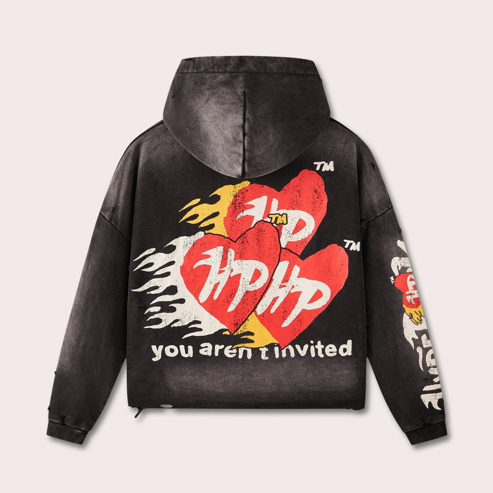 Hyde Park Easy Does It Hoodie in black/red – view 2 of 4