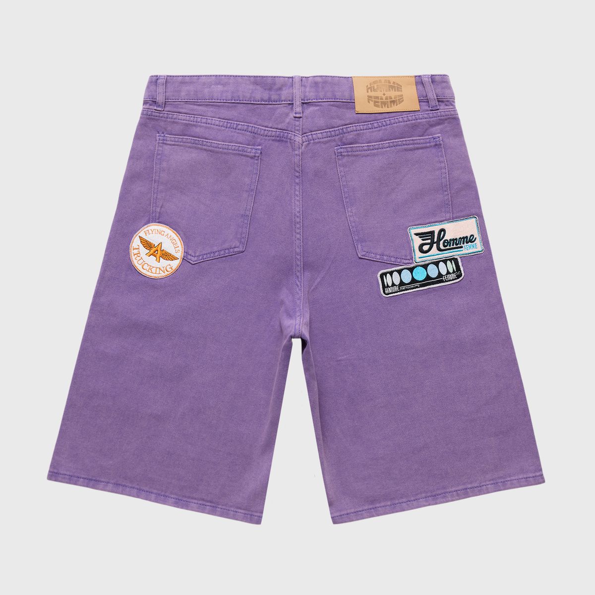 Homme + Femme Road Trip Shorts in purple – view 2 of 2