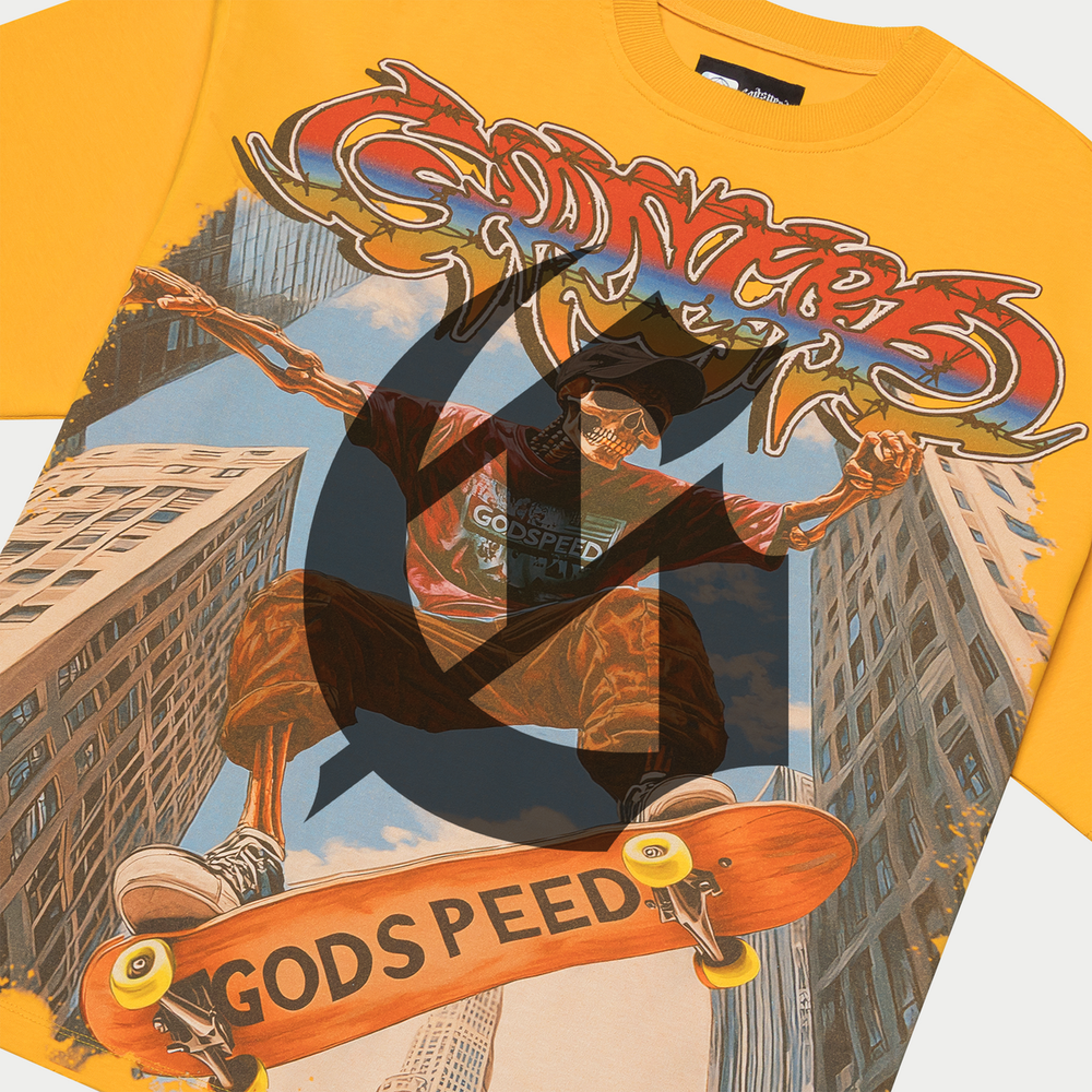 Godspeed Ollie Tee in yellow – view 1 of 3