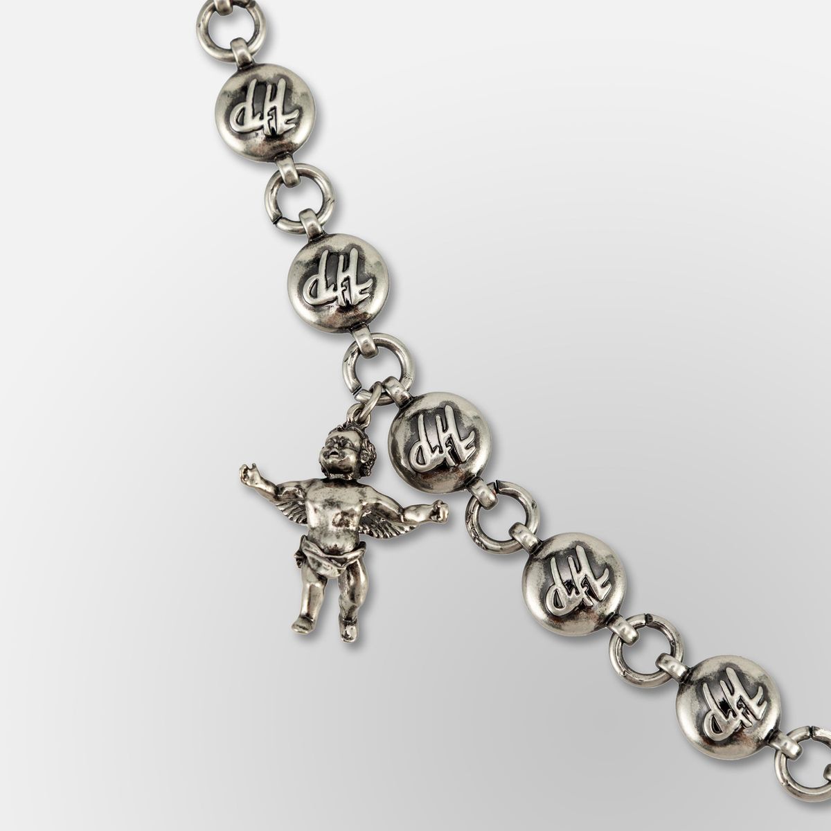 HP Pill Link Chain W/ Cherub + HP Charm - Wallet Chain