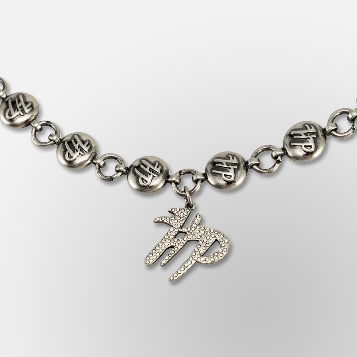 HP Pill Link Chain W/ Cherub + HP Charm - Wallet Chain