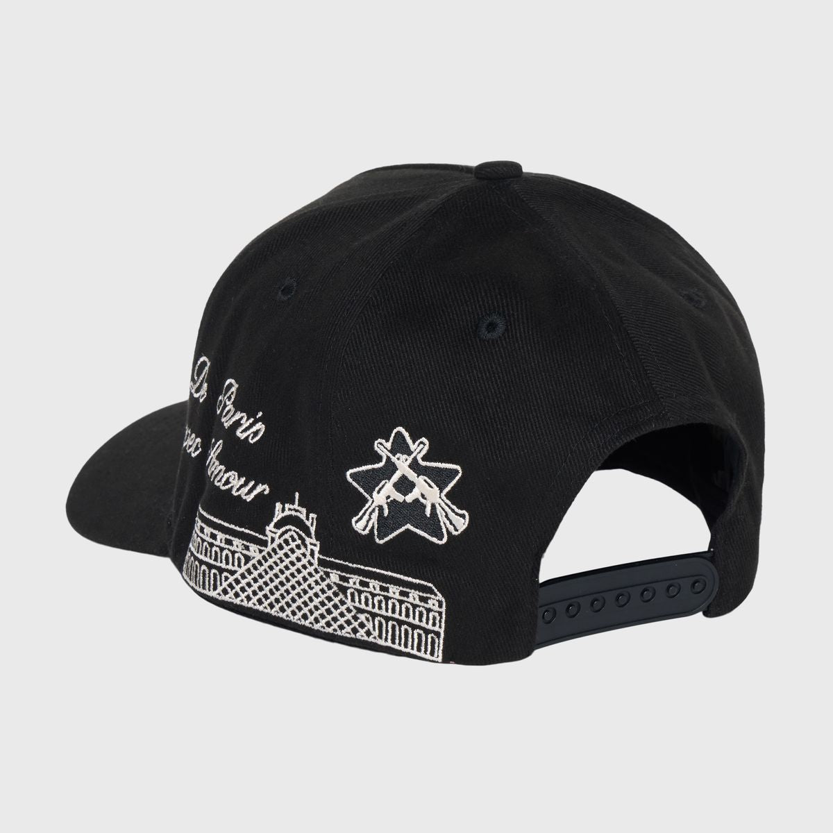 Paris Prestige Snapback - Black