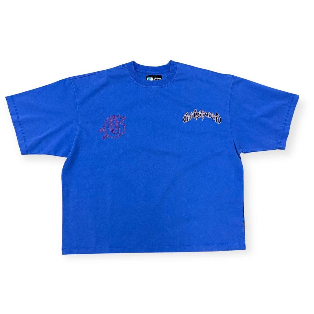 Godspeed GSPD Run Club Tee in royal blue – view 2 of 2