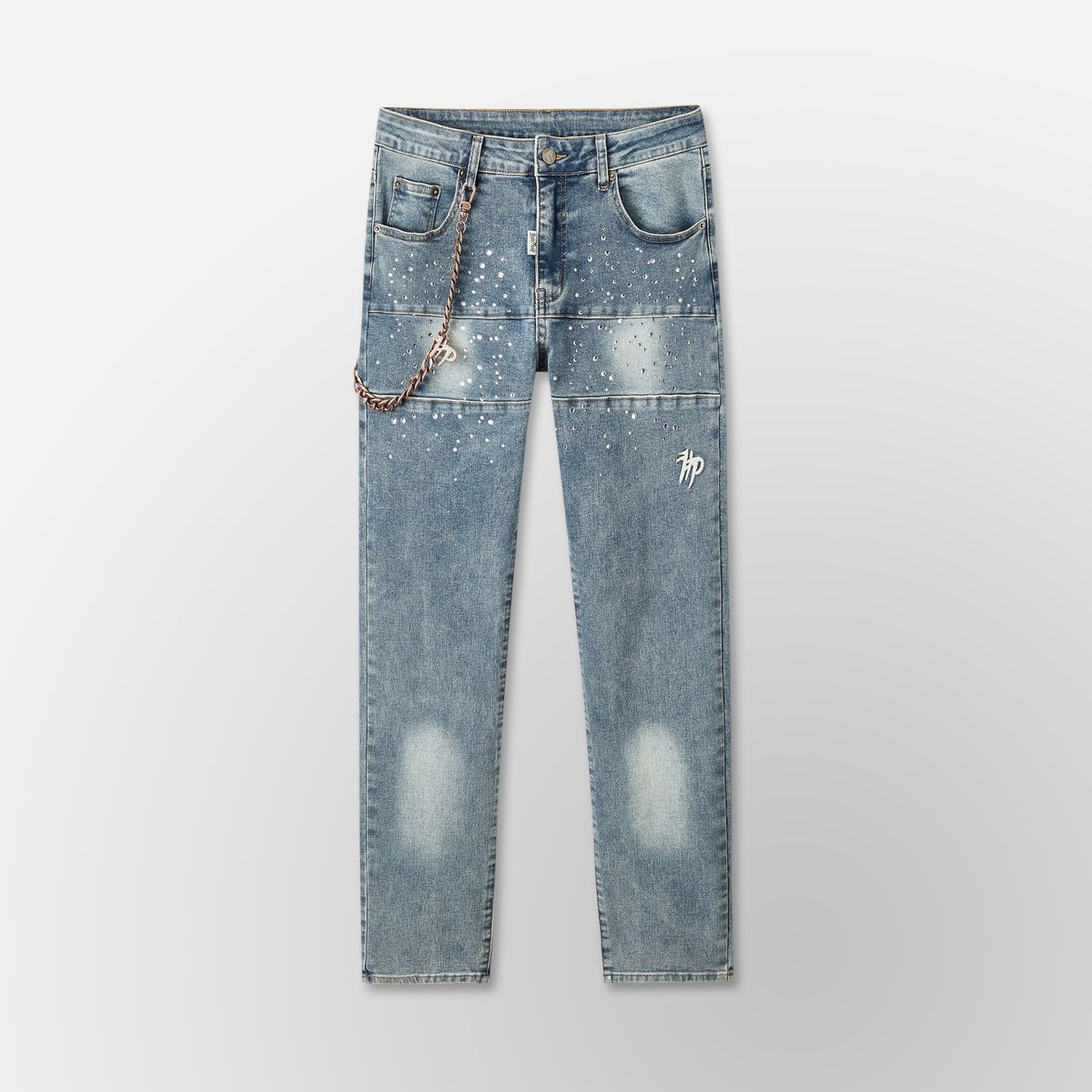Studded Park Velocity Skinny leg - Blue