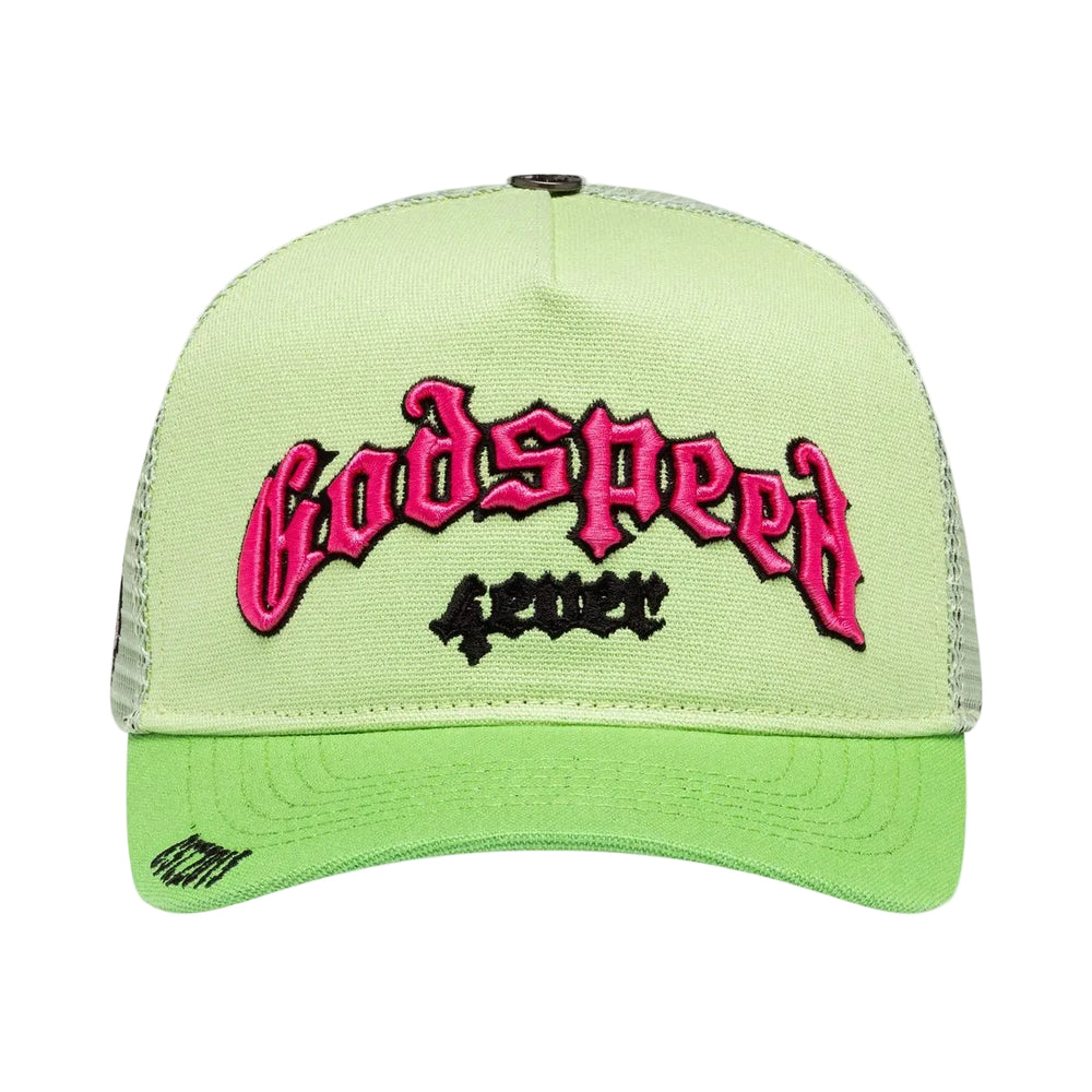 GS Forever Trucker Hat (Lime/Pink)