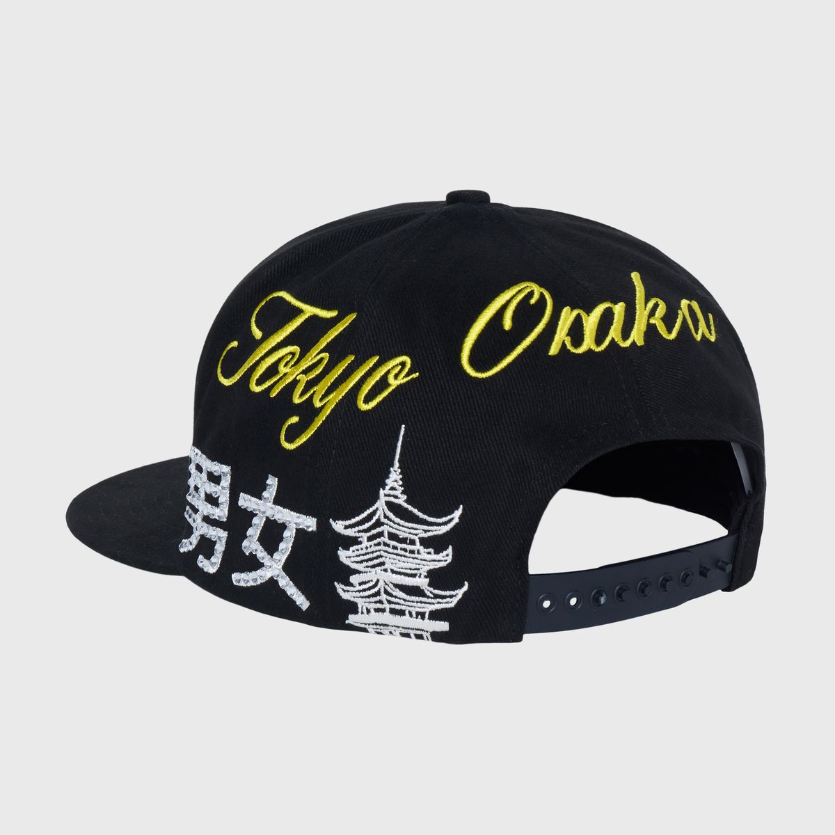 Japan Gemstones Hat - Black