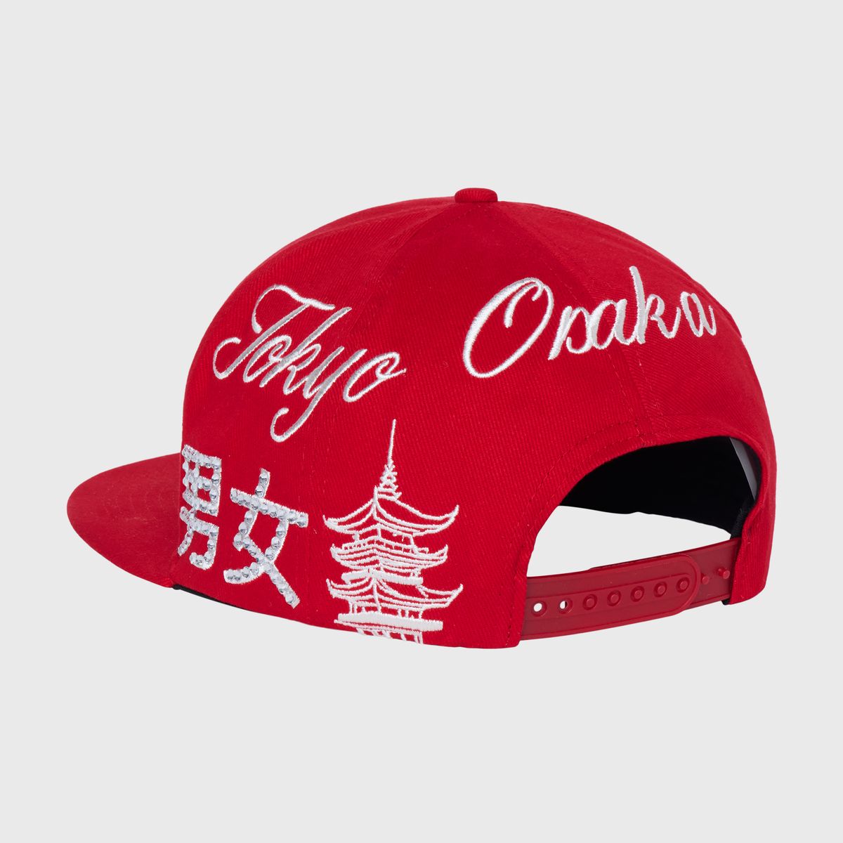 Japan Gemstones Hat - Red