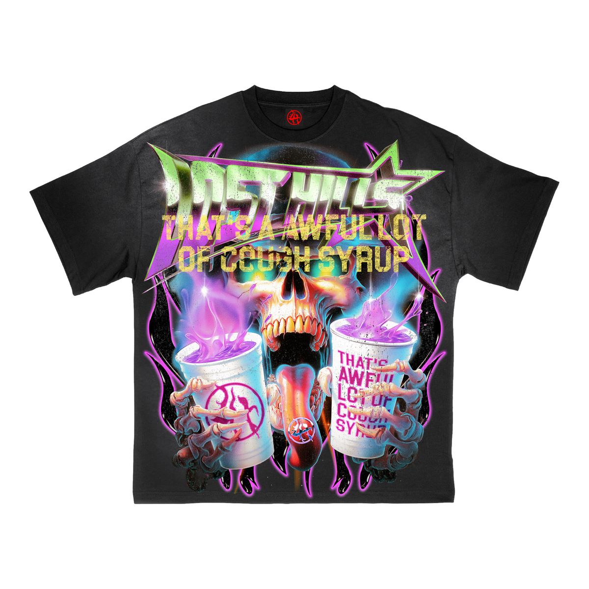 LHALOCS 002 BLACK TEE