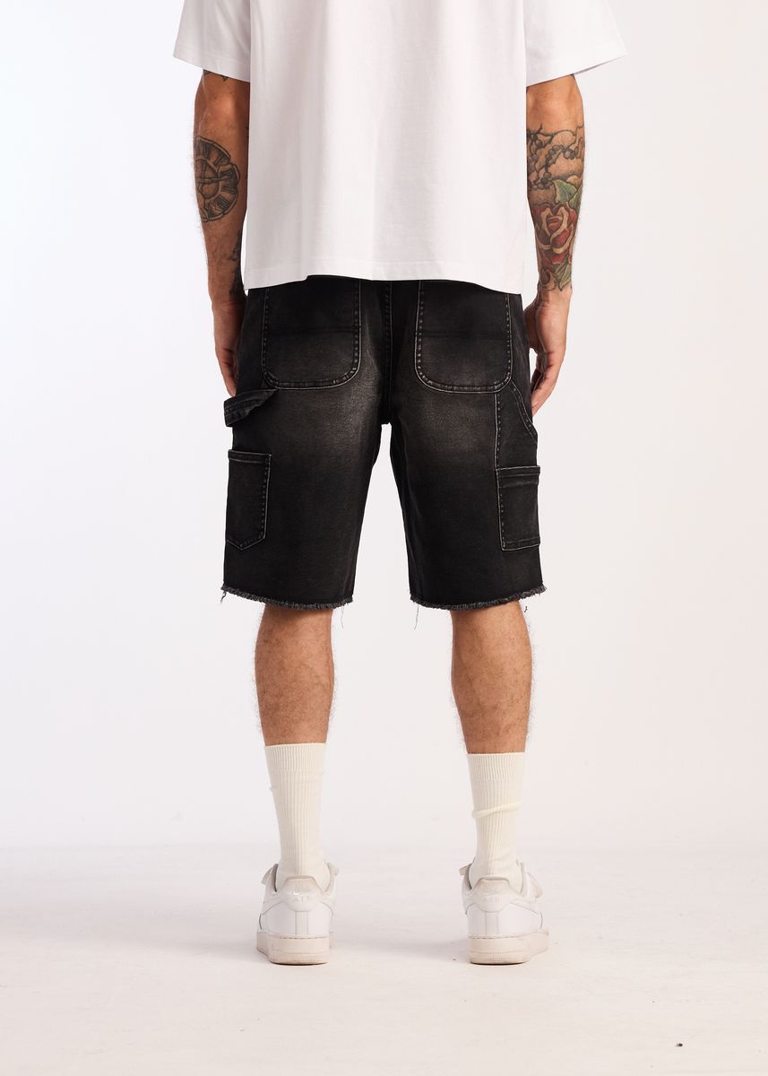 SHADOW SHORTS (WASHED BLACK)
