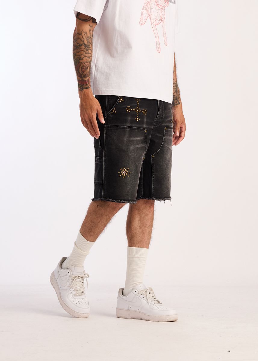 SHADOW SHORTS (WASHED BLACK)
