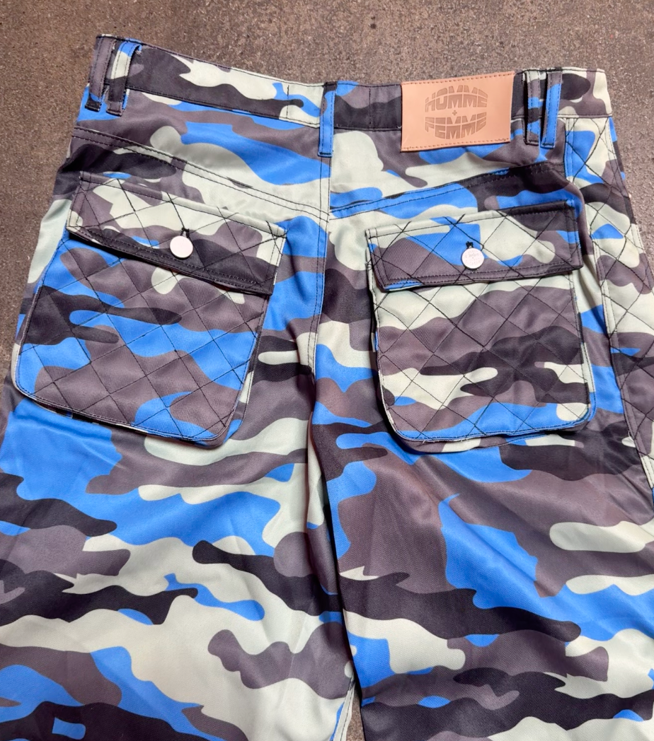 Phantom Cargo Shorts - Blue Camo