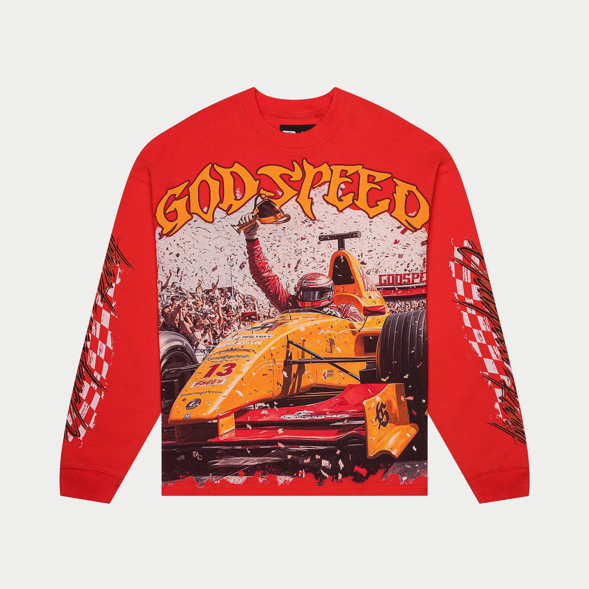 F1 Finishline LS T-Shirt (Red)