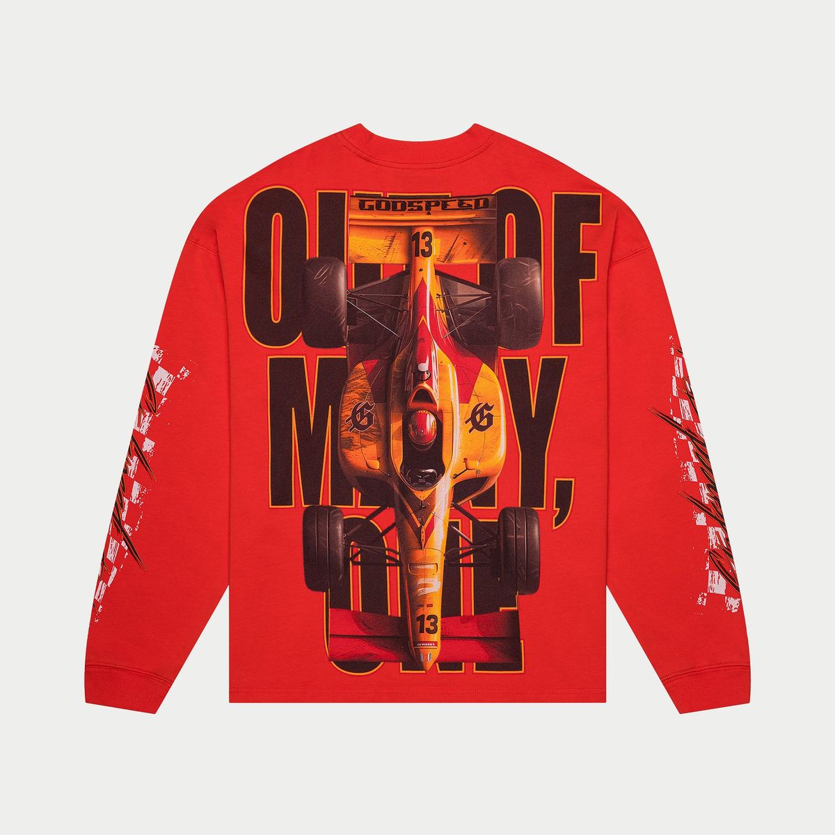 F1 Finishline LS T-Shirt (Red)