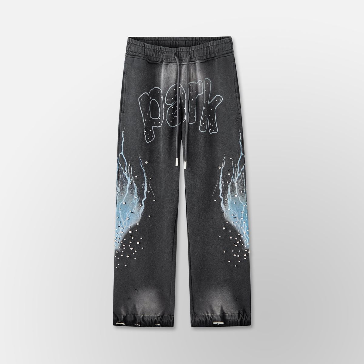 HYDE PARK Grayskull- Throw Back- Wide Leg Jogger- Black – view 1 of 2