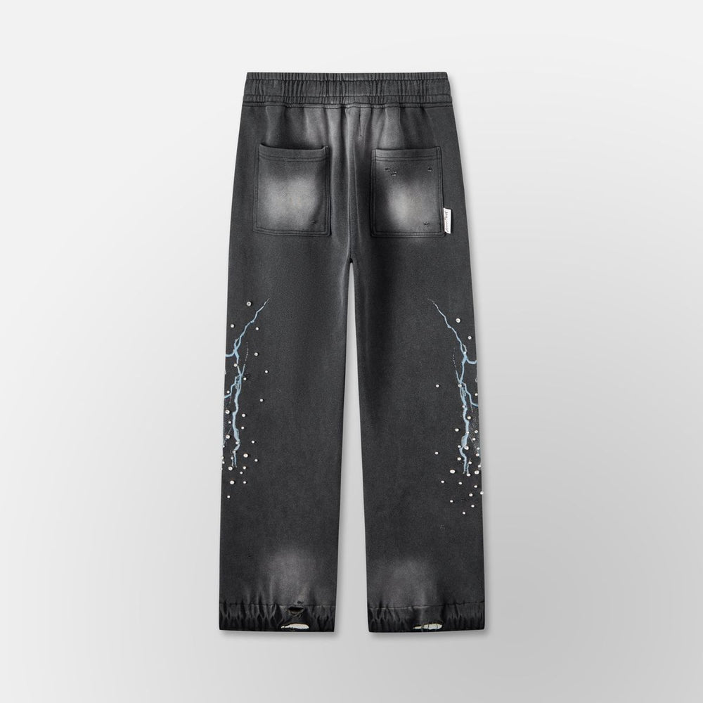 HYDE PARK Grayskull- Throw Back- Wide Leg Jogger- Black – view 2 of 2