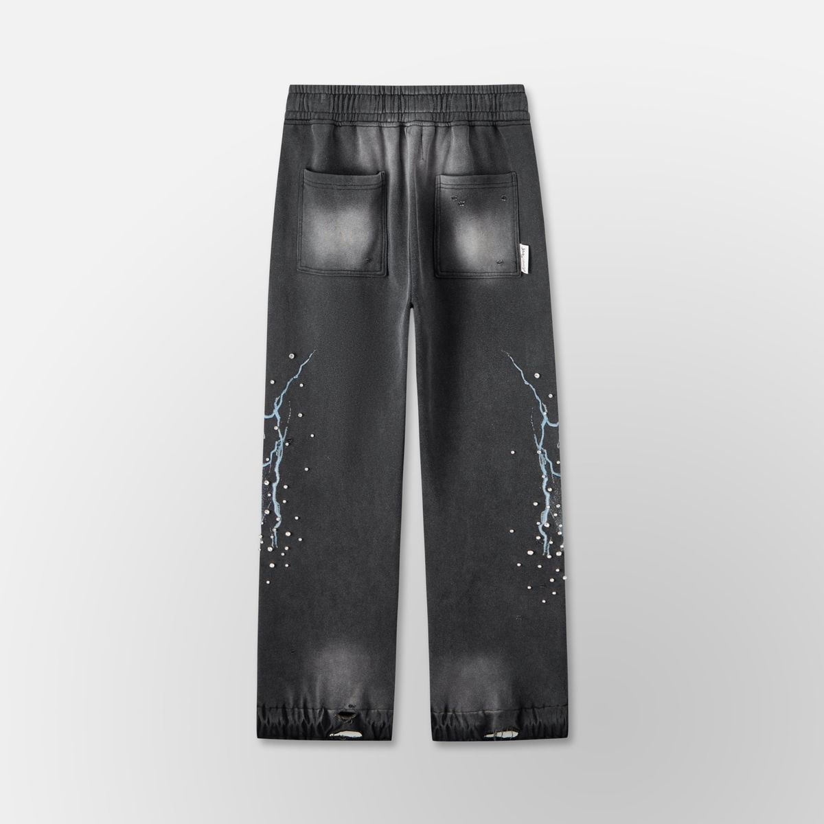 HYDE PARK Grayskull- Throw Back- Wide Leg Jogger- Black – view 2 of 2