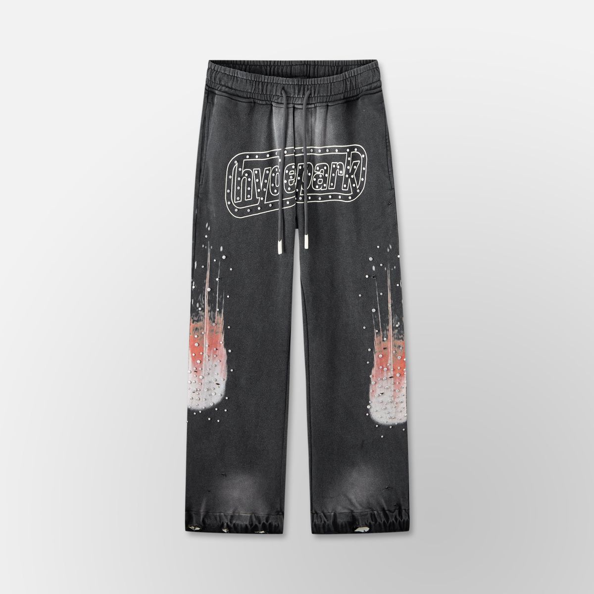 Divine Awakening- Throw Back- Wide Leg Jogger- Black