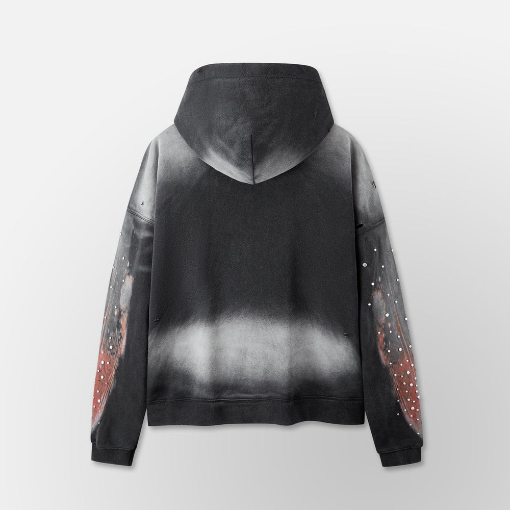 HYDE PARK Divine Awakening- Throw Back- Full ZIP Hoodie- Black – view 2 of 2