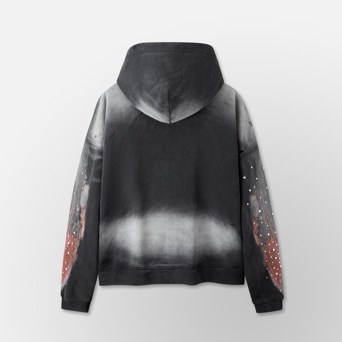 Divine Awakening- Throw Back- Full ZIP Hoodie- Black