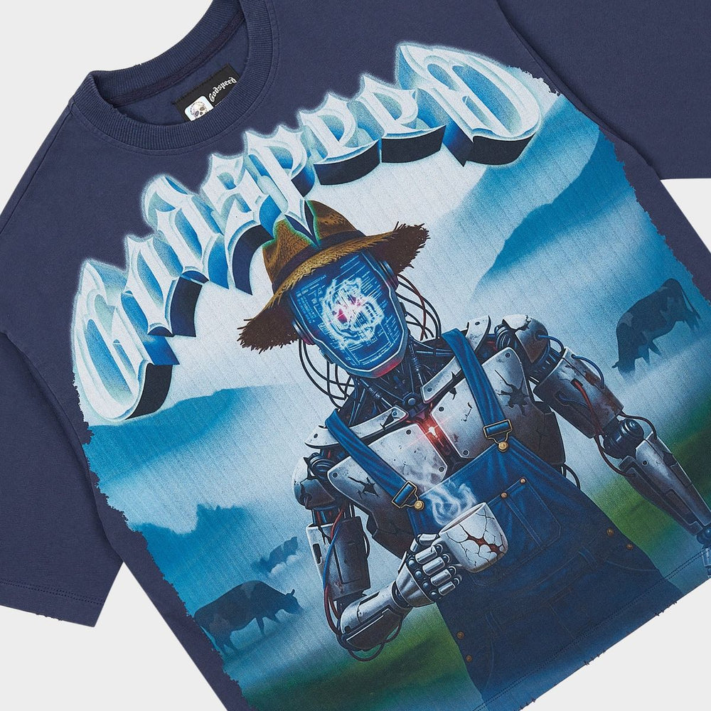 Godspeed Aura Farm T-shirt (Navy) – view 2 of 3
