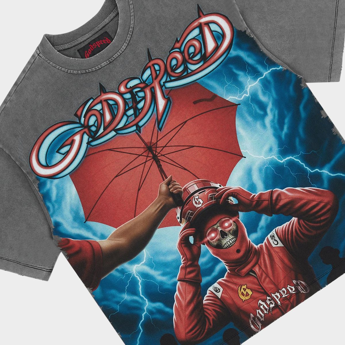 Godspeed Supreme Reign T-shirt (Grey) – view 3 of 3
