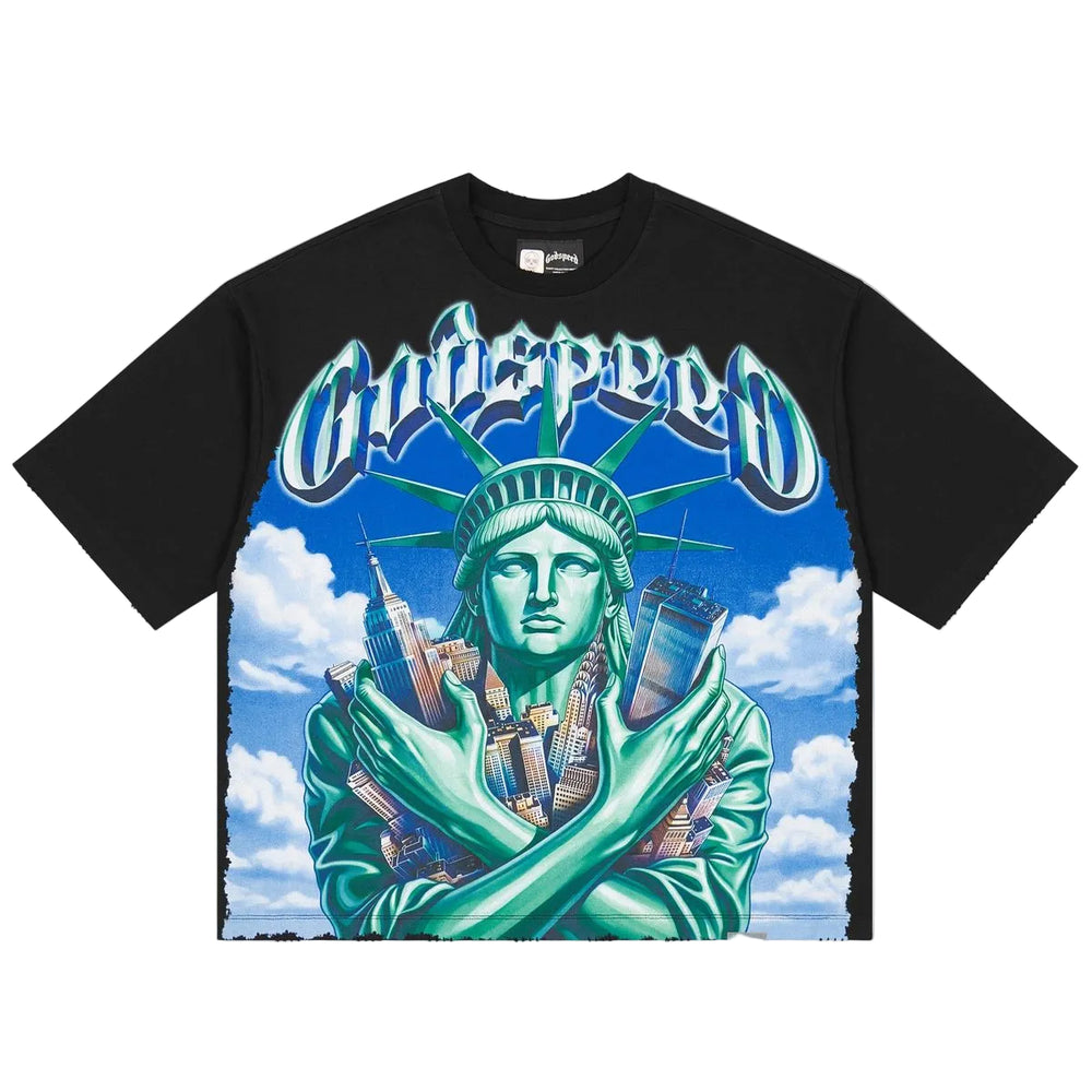 Godspeed Empire Guardian T-Shirt in black – view 1 of 2