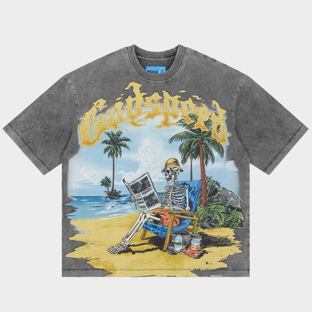 Skeleton Beach II T-shirt NG (Grey Wash) 7 27