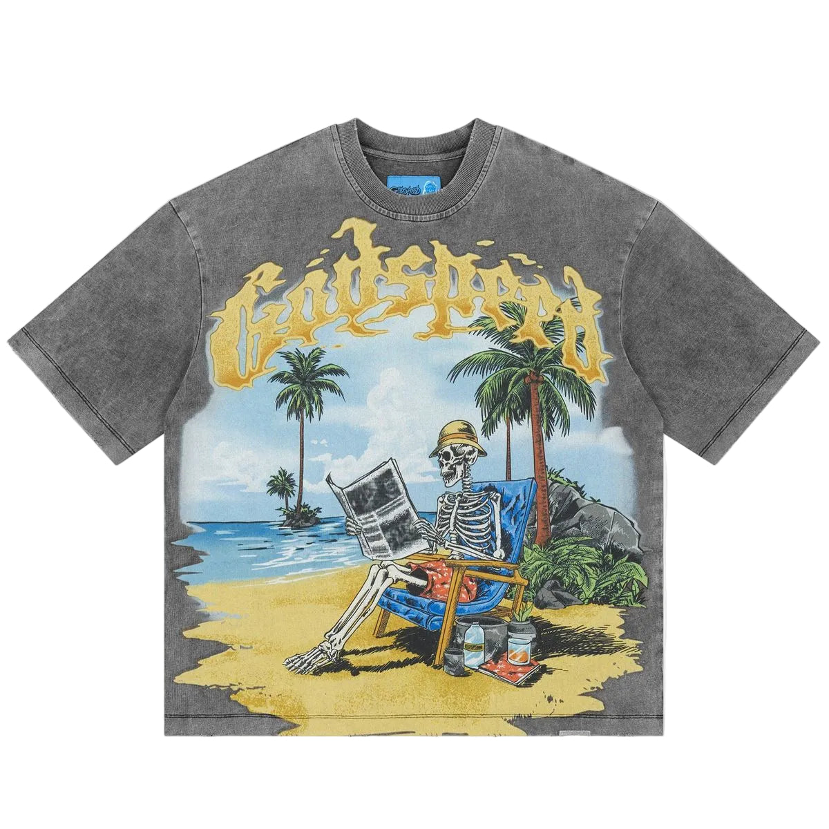 Skeleton Beach II T-shirt NG (Grey Wash) 7 27