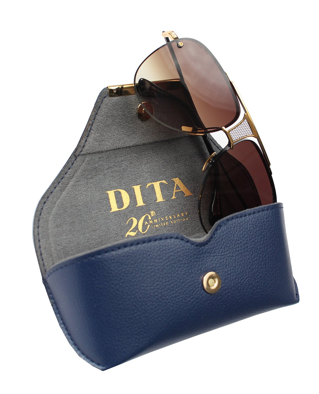 DITA Decade-Two Aviator Sunglasses in black and gold – view 6 of 8