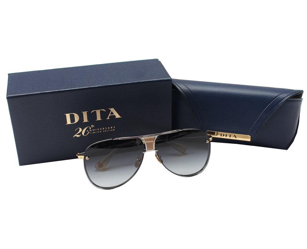 DITA Decade Two Aviator Sunglasses with gradient brown lenses – view 5 of 5