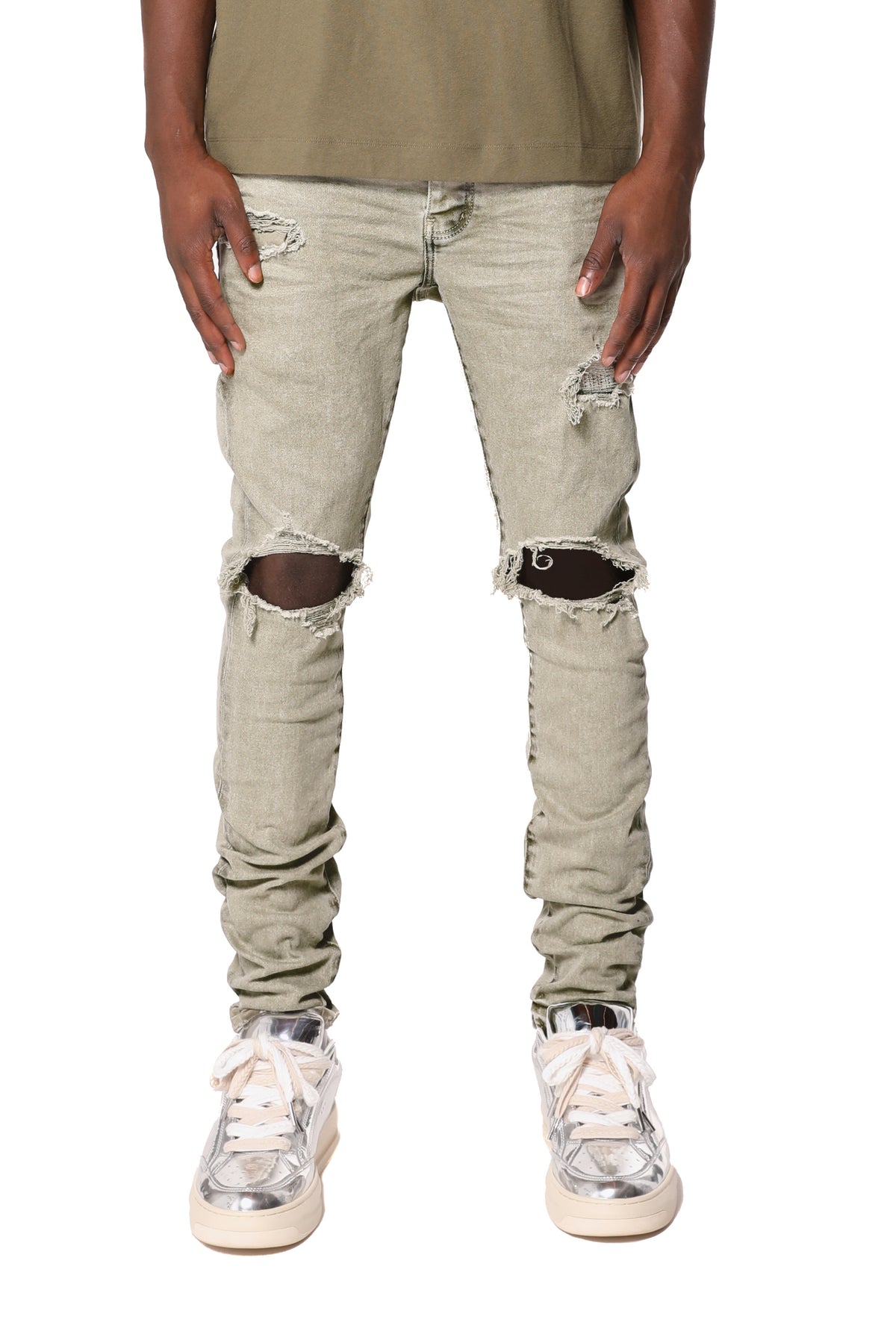 Skinny Coated Seam - Green