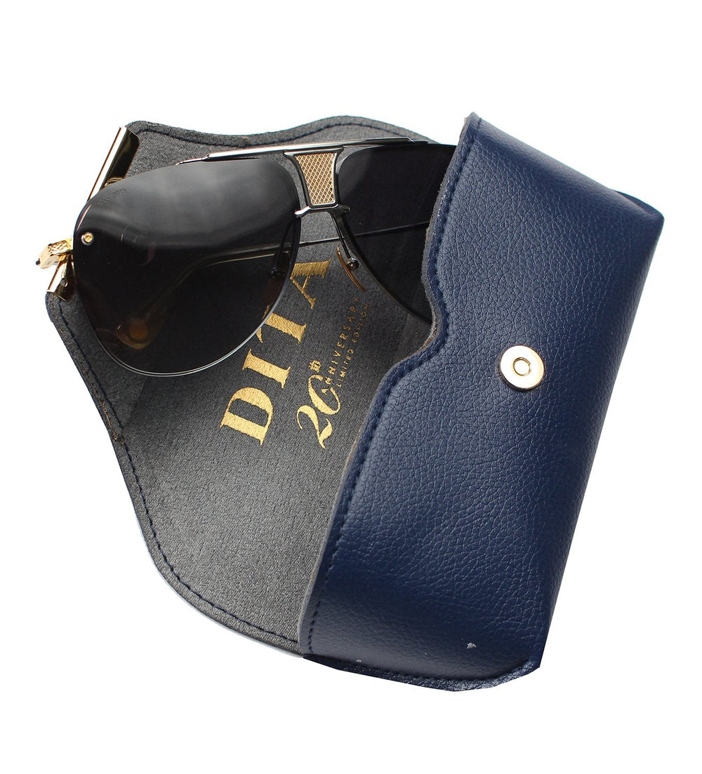 DITA Decade Two Aviator Sunglasses with gradient brown lenses – view 4 of 5